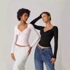 Women's Long-sleeved Pullover Pleated V-neck T-shirt Slim-fit Spice Girls Fashion Autumn Top Milk Silk Women's Clothing