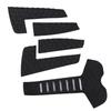 Surfboard Traction Pads Surf Pads EVA Tail Deck Grip AntiSlip Surf Traction Pad(5pcs Black )