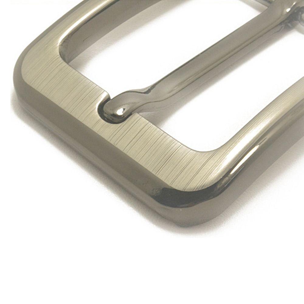 Сплав металла волочения проволоки одинарный зубец поясной ремень головка 40 мм пряжка кожаный ремень пряжки конец планка