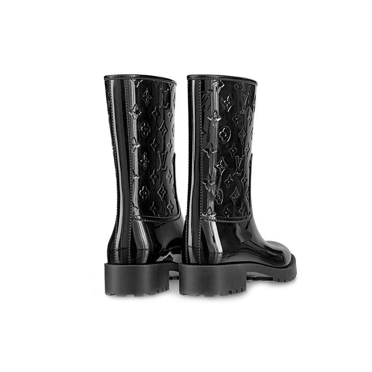Louis Vuitton Женские полуботинки 'Black' Drops Flat 1A8QUX