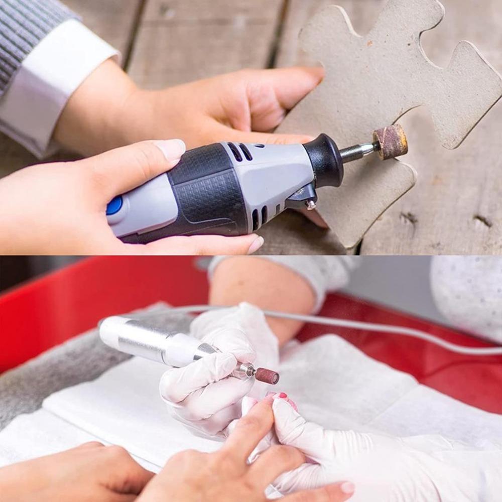 Набор из 252 штук Полировальные шлифовальные барабаны Набор Инструменты для педикюра Насадка для шлифовки ногтей Для маникюрной машинки