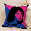 TTV GGirL Cushion Cover Soft Plush Fabric DoubleSided Printed Sofa Cushion Cover for All Seasons Home Decor Gift