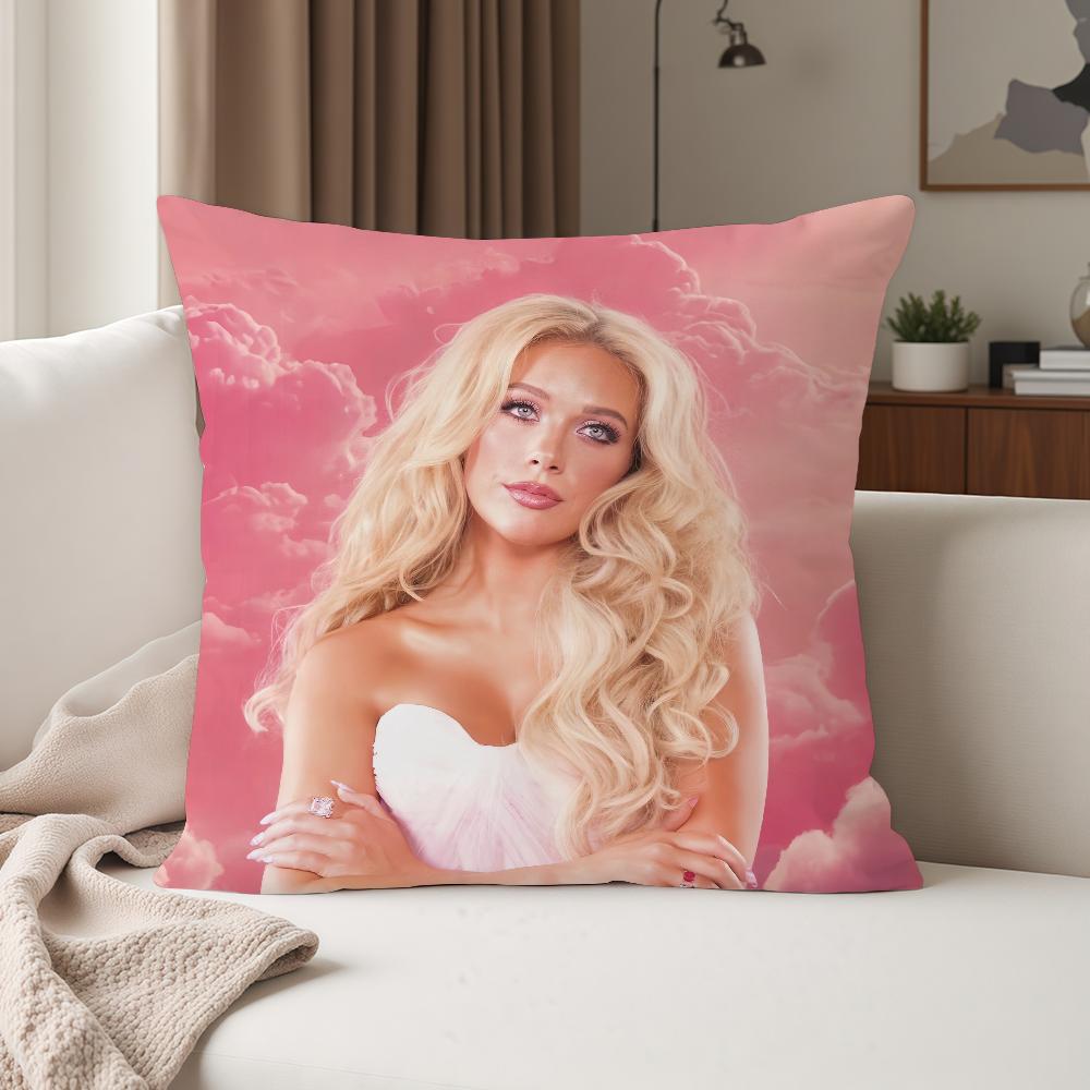 Singer MMegan Moroney Pillow Case Suitable For Bedrooms Living Rooms Cars Home Decoration