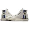 Converse Chuck 70 High Archival Stripes - Vintage White Unisex Sneakers Cream Blue Black A08725C