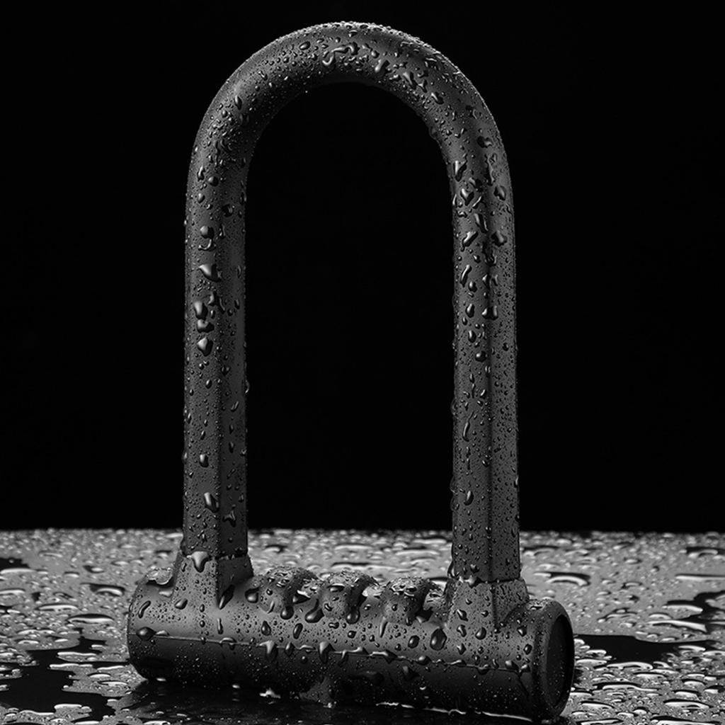 Motorbike U Lock Professional Safety Prevents Theft Steel Body Thickened Firm Portable Scooter Lock