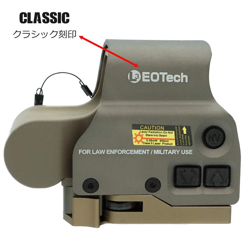 EVOLUTION GEAR IOTECH Type Holographic Replica Red Dot Sight EXPS3-0 Red/IR (Infrared Emitting) (FDE/CLASSIC (L3 Stamp))
