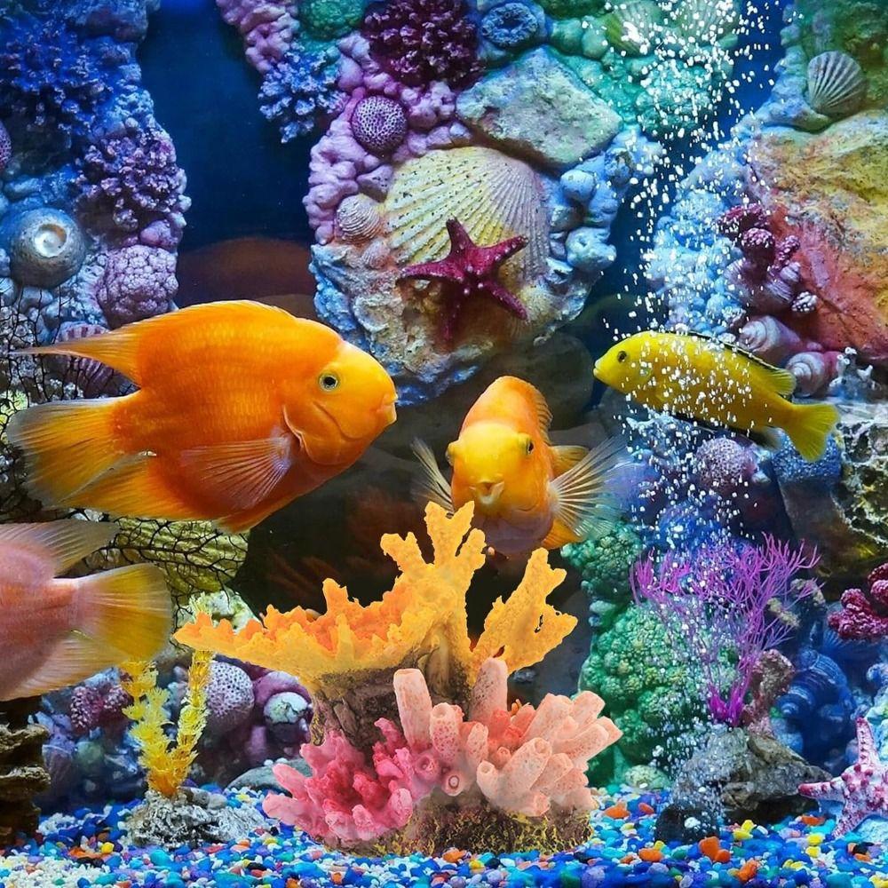 Изысканное мастерство, красочные коралловые рифы, прочные искусственные кораллы, ландшафтные украшения