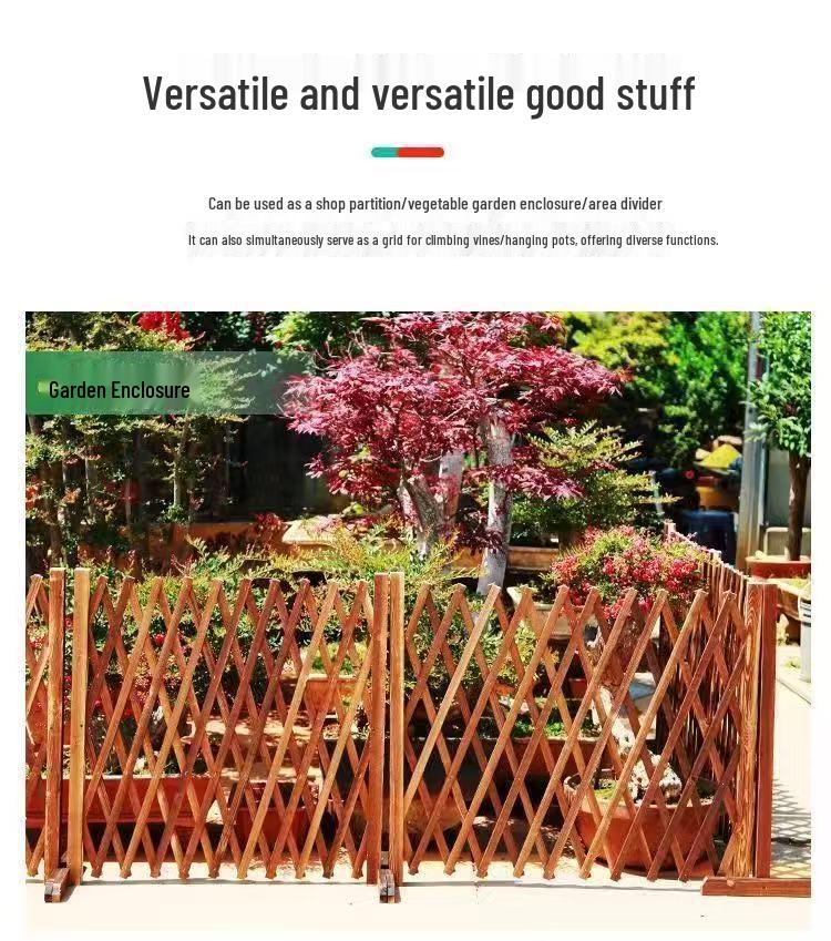 Уличный антикоррозийный раздвижной деревянный забор для сада, двора, крытого балкона и вольера для собак.