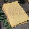 Handmade Coffee Dyeing Paper Material Background Journal Decoration Mail Letter Old Papers DIY Scrapbooking Craft Paper