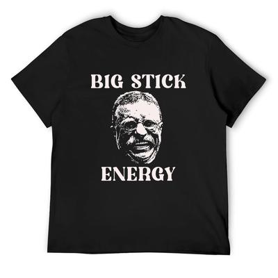 Big Stick Energy Футболки заготовки графическая футболка винтажные мужские рубашки графическая футболка