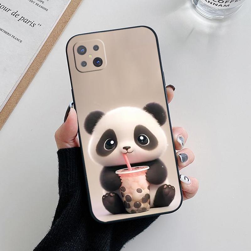 Чехол для OPPO Reno 4Z 5G Милое Сердце Панда Крутой Силиконовый ТПУ Мягкий Задний Чехол для Телефона OPPO Reno4 Z A92s Чехол Reno4Z CPH2065