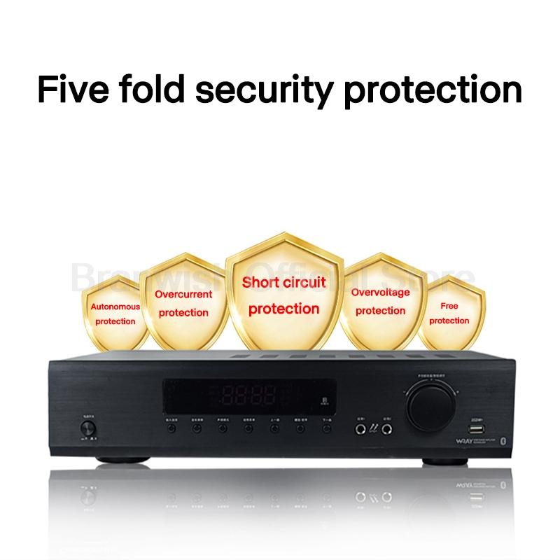 150 Вт + 150 Вт усилитель высокой мощности Hifi Fever 5.1 усилитель усилитель динамика Audido звуковая система домашнего кинотеатра Bluetooth KTV