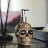 Creative Skull Liquid Soap Dispenser Bottle Vintage Resin Statue Hand Sanitizer Refill Pump Bottles Lotion Shampoo Container
