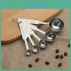 Steel Versatile Stainless Measuring Cups And Spoons Set For Baking Coffee And Treats Sweet