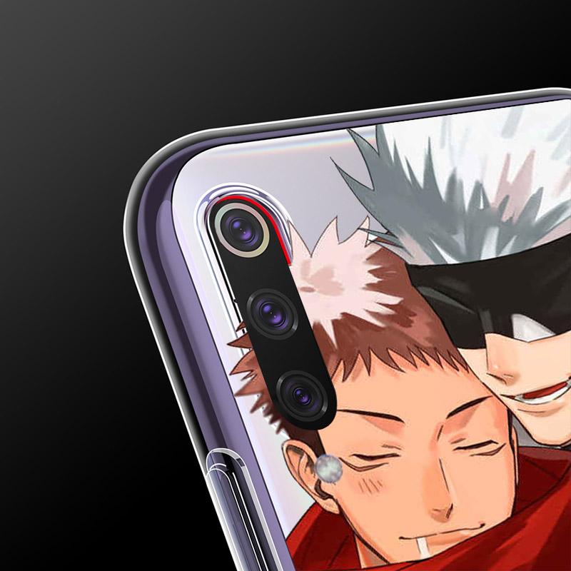Jujutsu Kaisen Gojo For OPPO Reno7 SE 6 5 Z F 4G 5G Find X2 X3 Neo Lite Pro Plus Transparent Soft Phone Case Coque