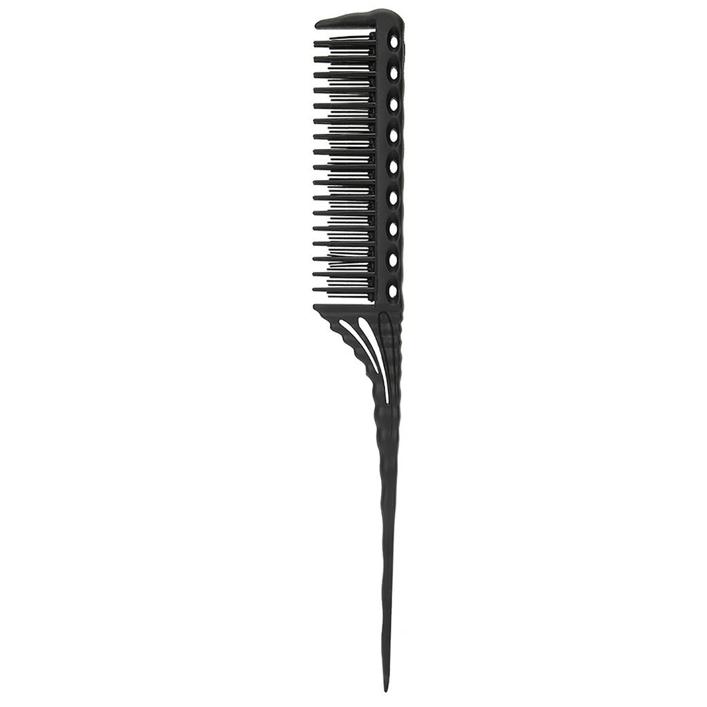 Professional Hair Brush Comb Barber Salon Comb Hairdressing Styling ToolsBlack