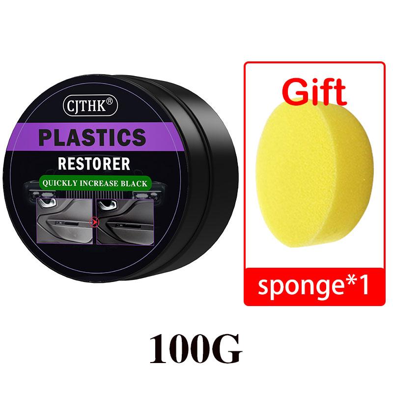 Car Plastic Restorer Universal Plastic and Leather Repair Polishing Wax Auto Interior & Panel Renewal Polish Wax Coating Agent