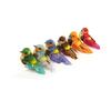 6 COLOR BIRDS ON CLIP - 8X3,5X3,5 CM