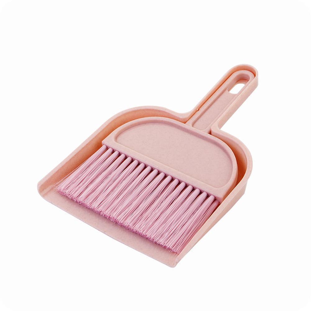 Space-efficient Design Dustpan Set Soft Flexible Bristles