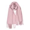 Cashmere 60cm Gift Box Included Free Size Shrimp Pink [HHayashiguchi] Stole, 100% Cashmere, Large, Fringed, Wide, (CS0077) 15.