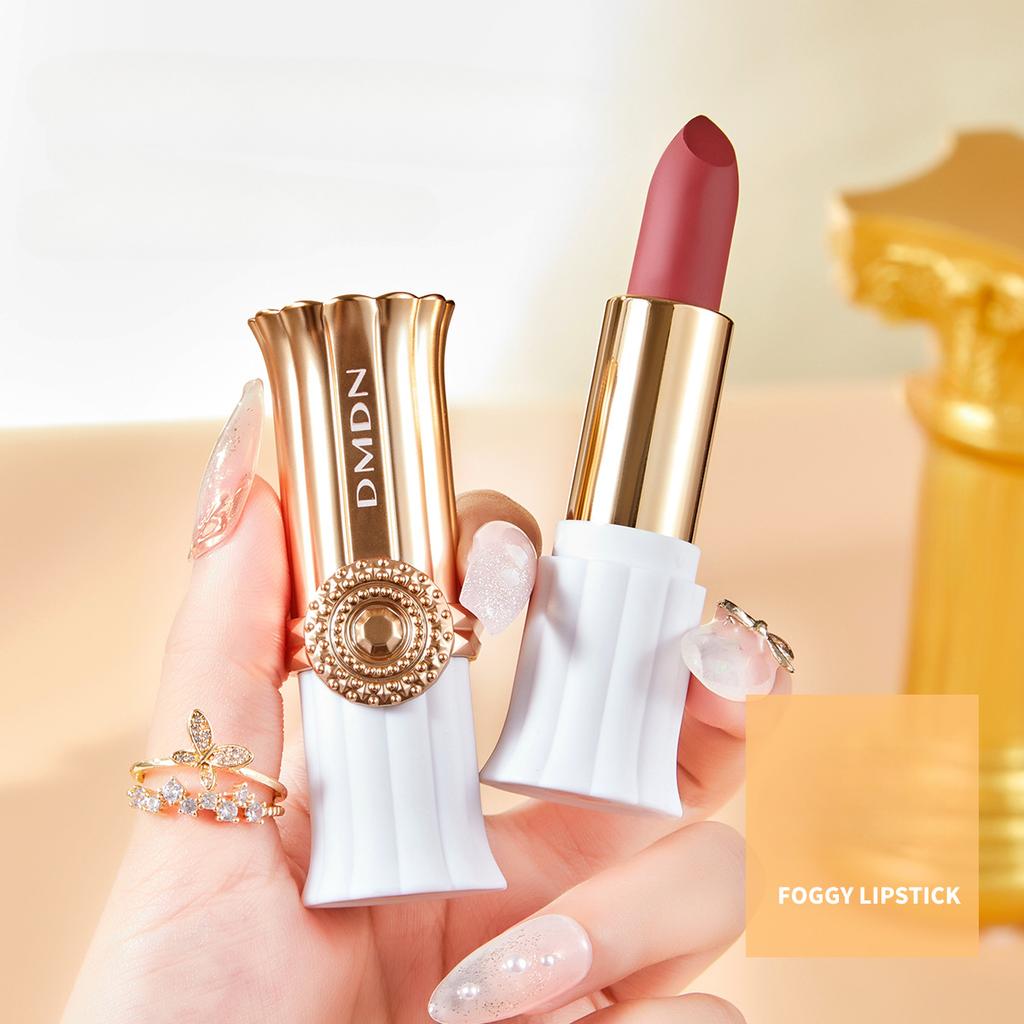 Новая помада с антипригарным покрытием, невыцветающая помада с антипригарным покрытием, легкая, матовая, водонепроницаемая и устойчивая к поту, красочная помада для макияжа