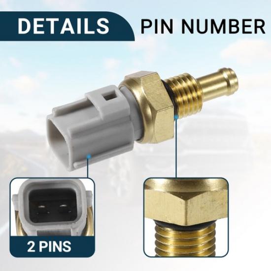 Coolant Water Temp Sensor Gold Tone Inner ONE For Mazda 3 No.L35G-18-840