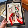 70cm Korean-Style Silk Square Scarf: Fashionable, Versatile Neck Protection and Decorative Accessory