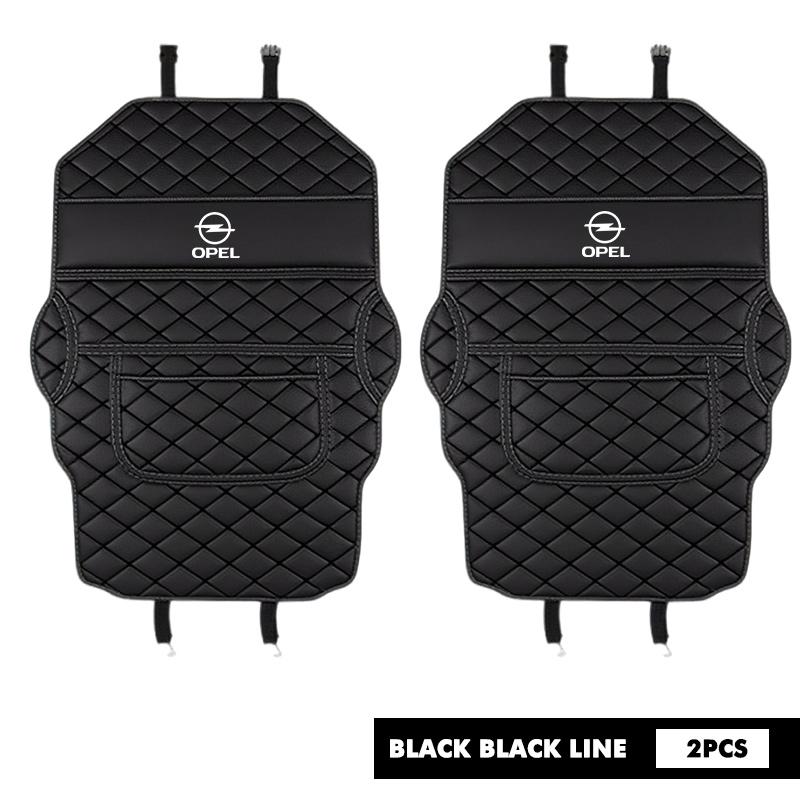 Car Anti-Kick Pad Seat Back Protector Mat Anti Dirt Back Bag For Opel Meriva Mokka Grandland Vectra Zafira Vivaro Antara