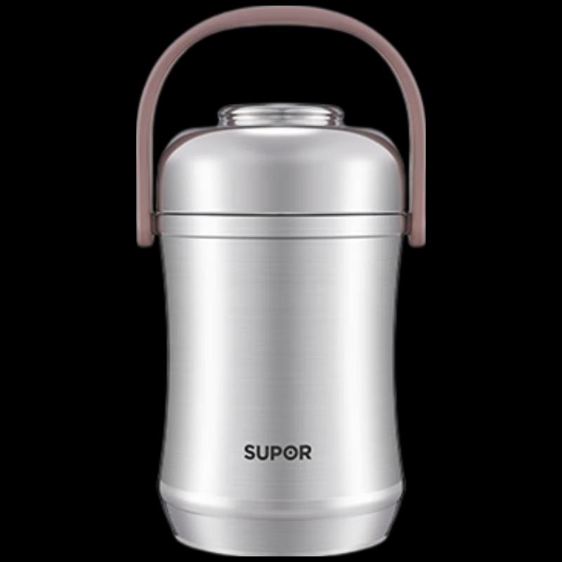 SUPOR 3-ярусный пищевой контейнер из нержавеющей стали с вакуумной изоляцией, 2,5 л