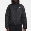 Nike Мужская куртка Windrunner Thermafit средней толщины с пуховым узором Fb8195 010