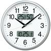 [Расширенная гарантия производителя 2 года] Настенные аналоговые часы Seiko KX235S с радиоконтролем, календарем, индикатором температуры и влажности, Si