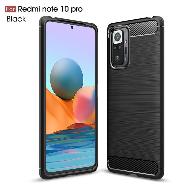 Для чехла Xiaomi Redmi Note 10 Pro Чехол Для Redmi Note 10 Pro Capa Противоударный Бампер ТПУ Мягкий Чехол Для Redmi Note 10 Pro Fundas