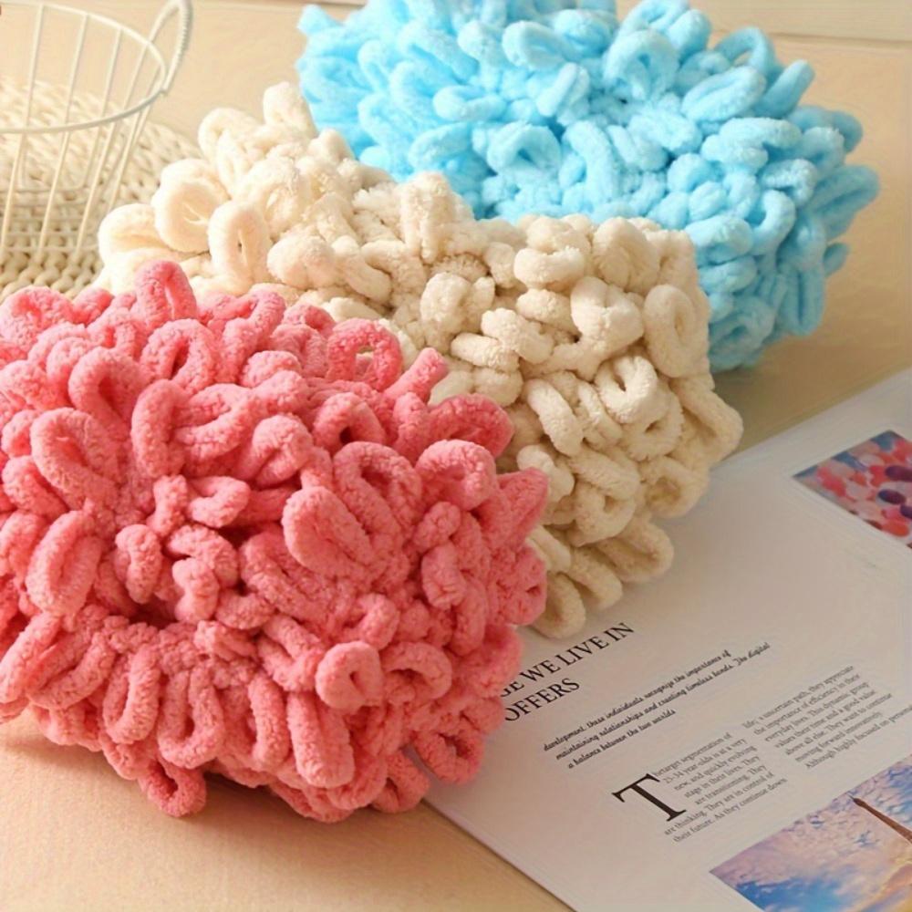 2pcs Thick Chunky Yarn Hand-Woven Bulky Yarn for DIY Crafts Scarves Cushions and Throw Pillows