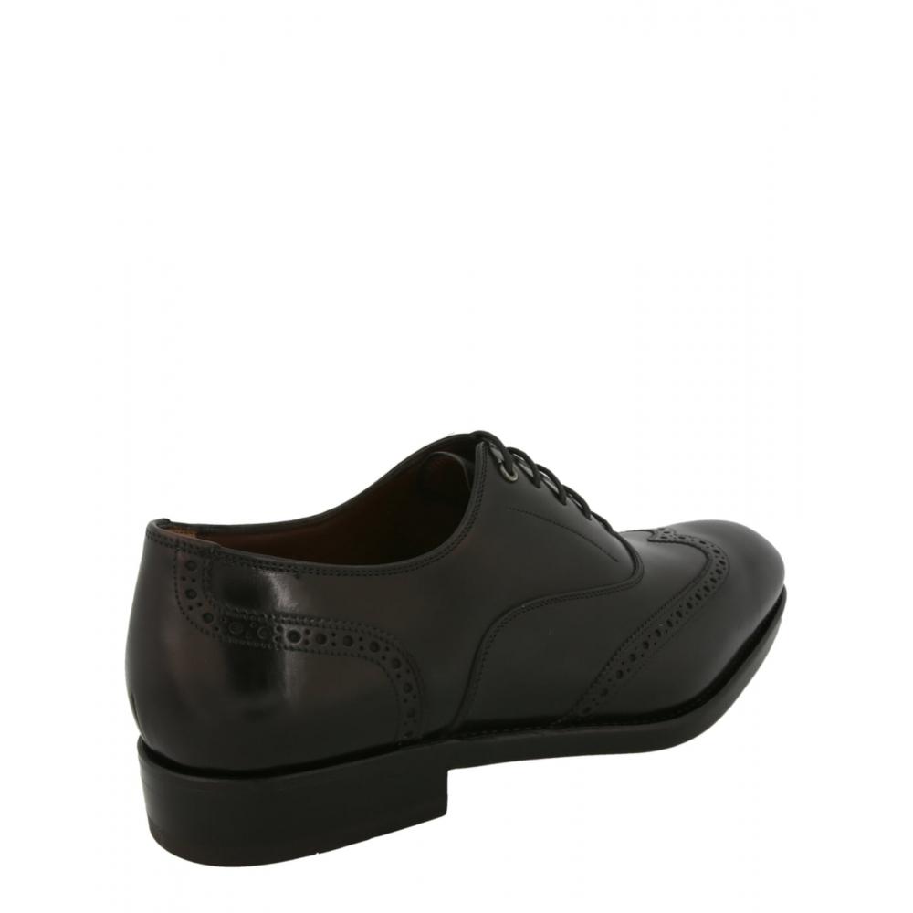 Salvatore Ferragamo Raphael Wingtip Dress Shoes Black