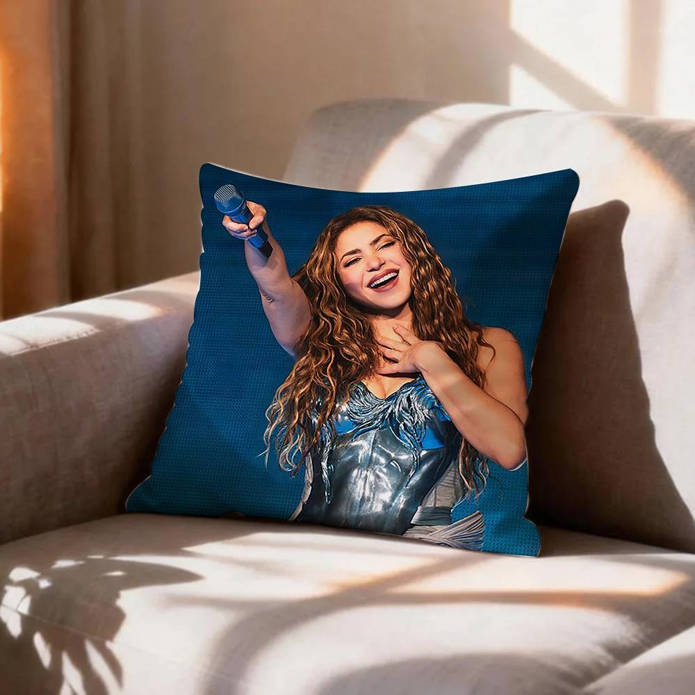 V-Vintage S-Shakira Pillow Case Pattern Printed Pillowcase For Living Room Sofa Cushion Cover