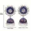 Богемный Дворной Этнический Стиль Резные Серьги с Колокольчиками Женские Ретро Экзотические Серьги с Кисточками