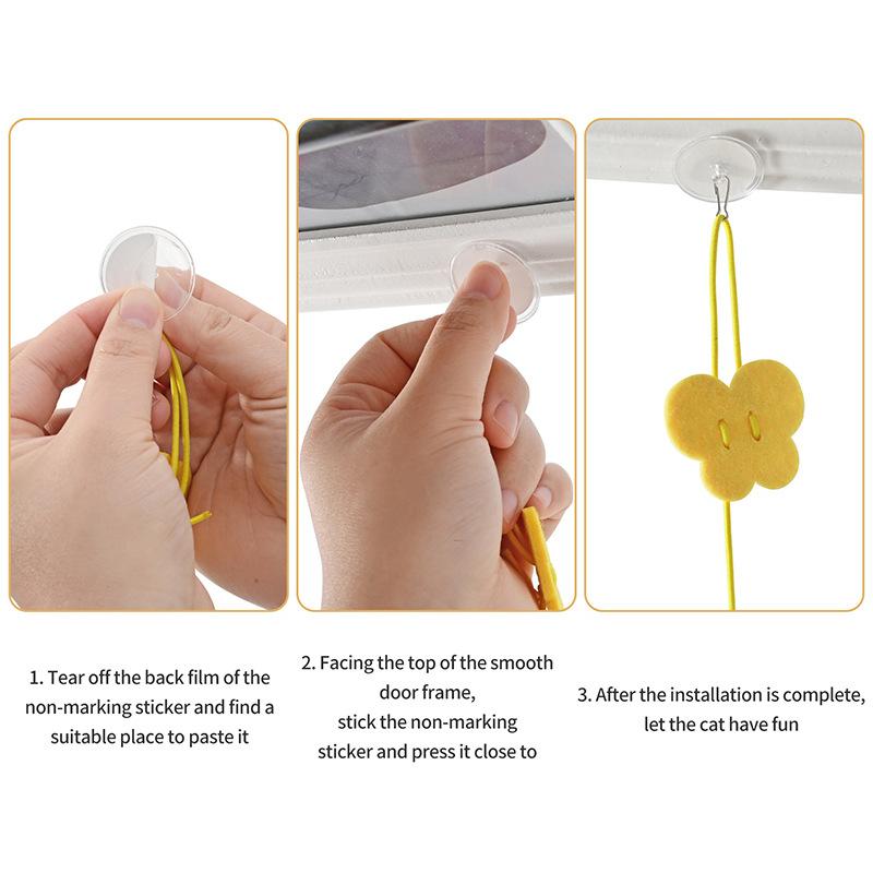 Интерактивная игрушка для кошек, подвесная игрушка-симулятор кошки, забавная интерактивная игрушка для котенка, играющая в тизер, игрушка-палочка, товары для кошек