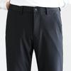 FAPAI Men's Easy-Care Elastic Waist Straight-Leg Dress Pants