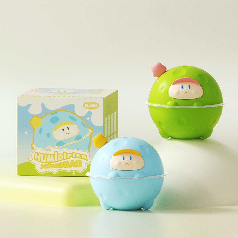 Новый сферический домашний увлажнитель воздуха с большим туманом, автоматическое отключение питания, подходящий для размещения в спальне, офисе, бесшумный дизайн, автомобильный увлажнитель воздуха