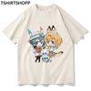 Аниме Kemono Friends Сервал и Кабан футболки мультфильм унисекс/женская толстовка винтажная летняя футболка футболки унисекс хлопковые топы унисекс