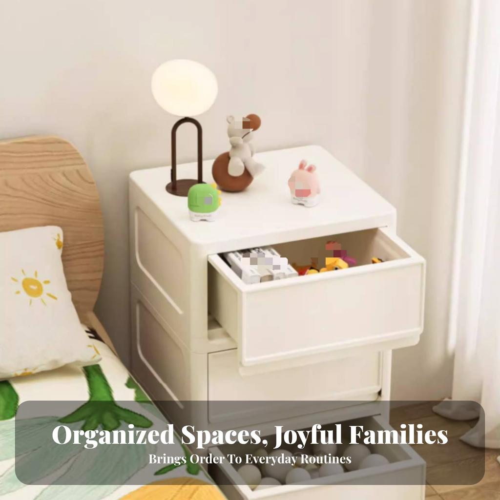 Stackable Drawer Unit Space-Saving children's Furniture Large Capacity Sturdy Frame for Children, Infants, Playroom, Bedroom