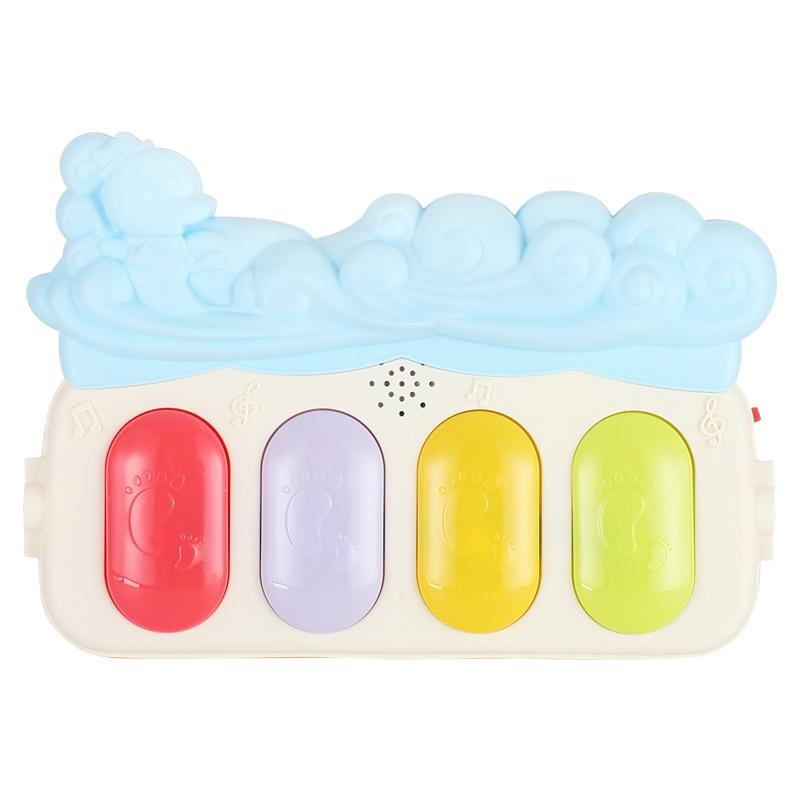 Baby Gym Play Mat with Pedal Piano for 0-12 Months: Early Education & Crawling Toy