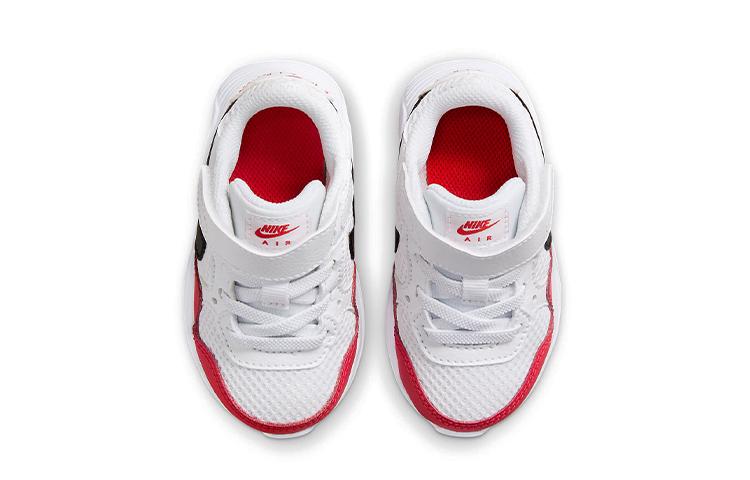 Nike Air Max SC Low top Running Shoes White Red Black Infant And Toddler CZ5361-106