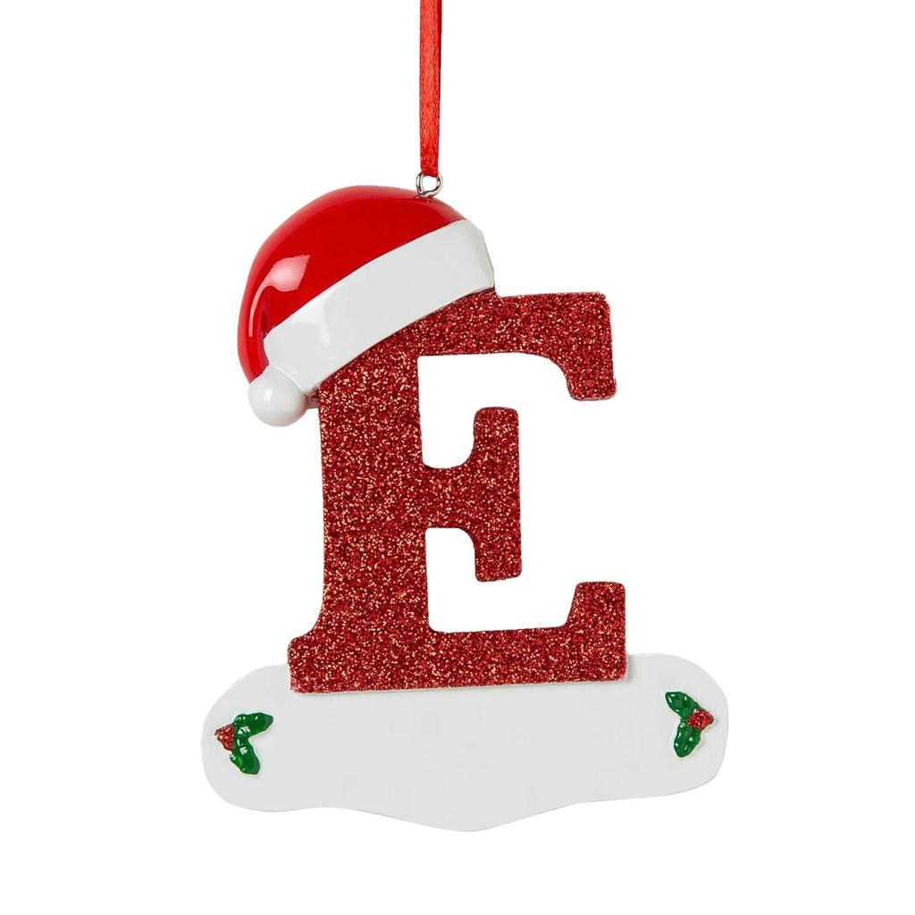 Рождественское украшение подвеска персонализированные рождественские украшения из 26 букв своими руками подвесное украшение на рождественскую елку новый год 2024