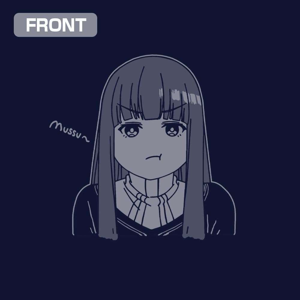 COSPA Funeral of Freiren Fern Face Dry Navy Medium [Official] T-Shirt