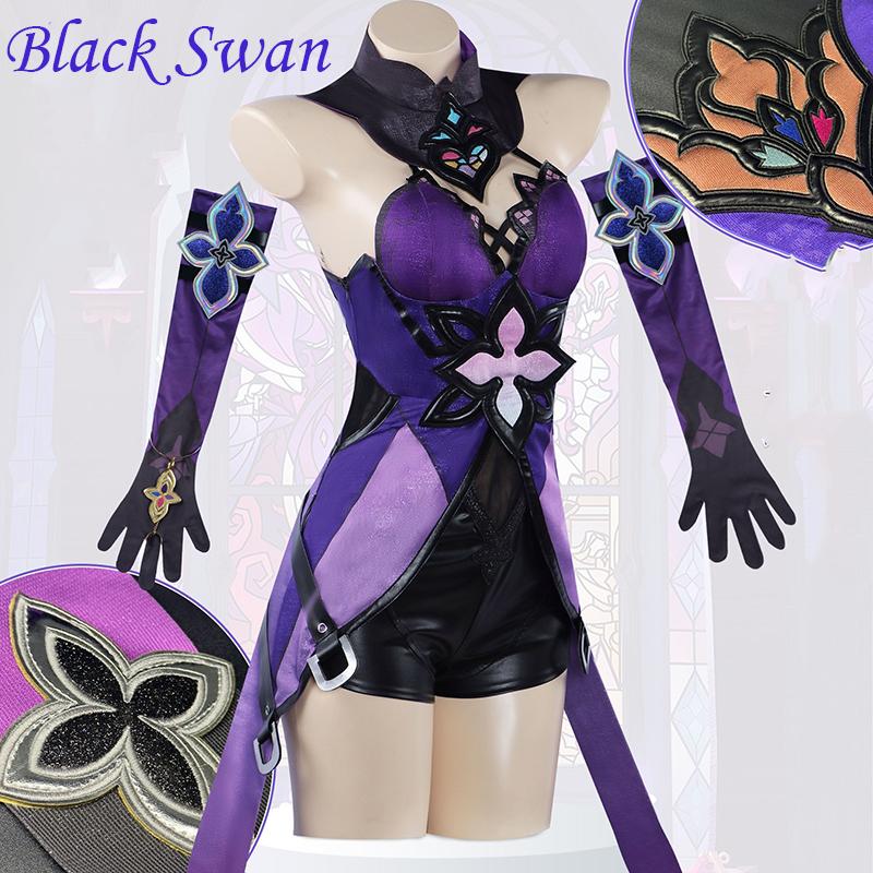 Honkai Impact Black Swan COS костюмы аниме игра одежда свернуть костюмы для косплея