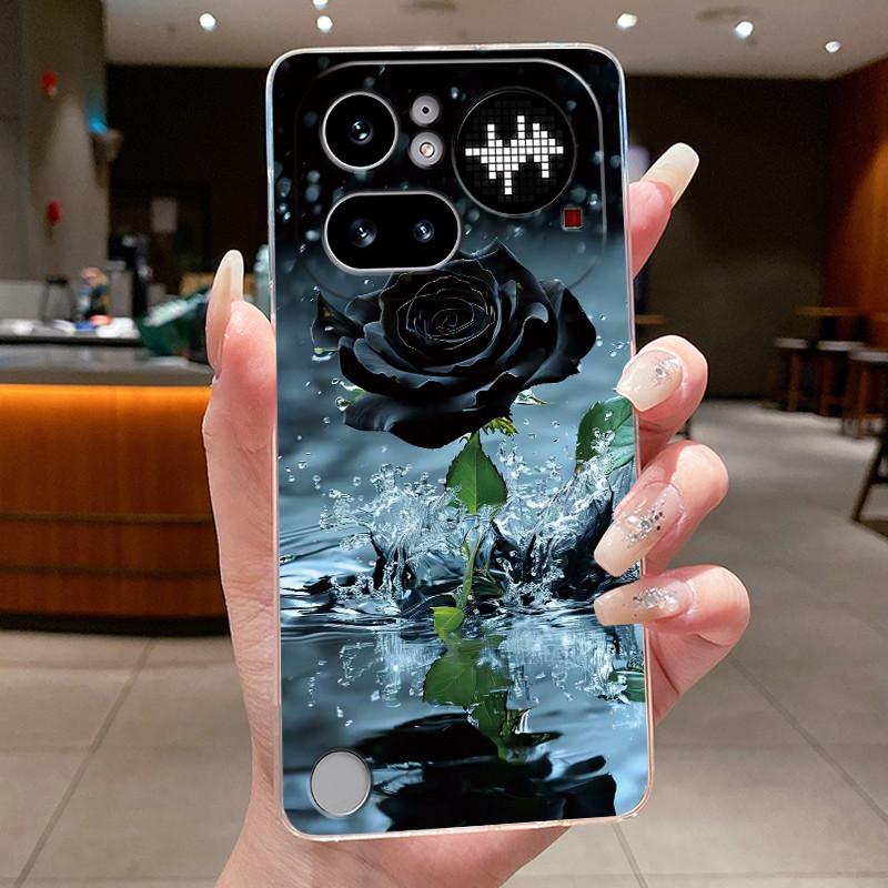 Чехол для телефона Nothing Phone с рисунком кролика в аниме-стиле (4а) Противоударный прозрачный мягкий чехол из ТПУ для пары