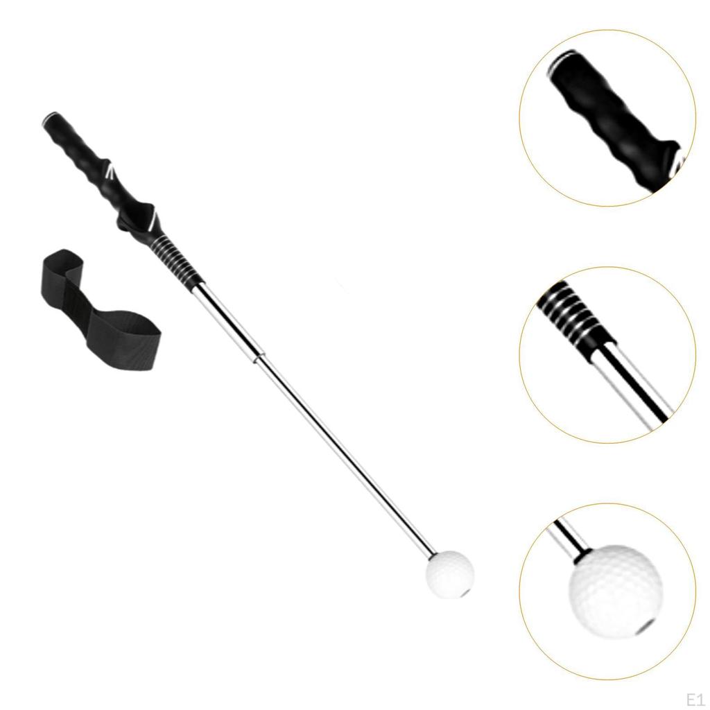 Регулируемый тренажер для гольфа Swing Trainer для использования в помещении и на открытом воздухе с нарукавной повязкой