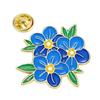 Creative Accessories Flower Language Series Badge Peony Pin Buckle Personalized Brooch  for Women