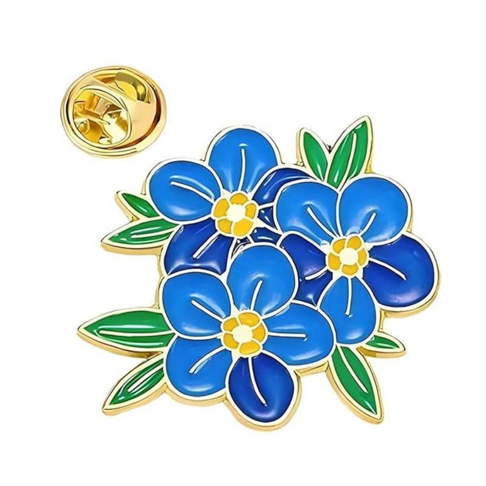 Creative Accessories Flower Language Series Badge Peony Pin Buckle Personalized Brooch for Women